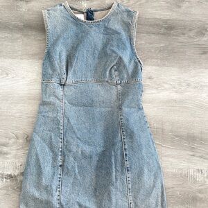 Zara Blue Denim Dress